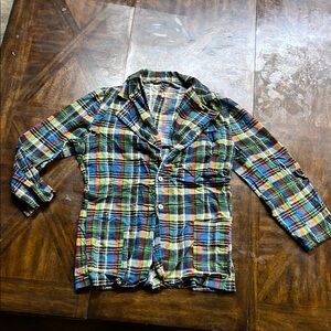 Colorful striped thin blazer, very light and breathable.